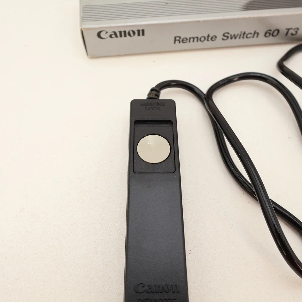 Canon Remote Switch 60 T3 Shutter Release for Vintage SLR Cameras Made in Japan